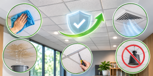 چگونه طول عمر سقف کاذب را افزایش دهیم؟